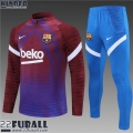 Trainingsanzug Barcelona rot blau Kinder 21 22 TK122