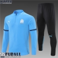 Trainingsanzug Olympique Marseille Blau Kinder 21 22 TK136