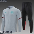 Trainingsanzug Manchester City Grau Kinder 21 22 TK139