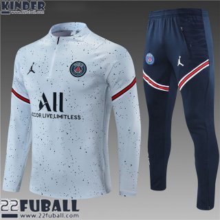 Trainingsanzug PSG Paris Grau Kinder 21 22 TK148