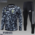 Trainingsanzug Juventus Grau Kinder 21 22 TK150