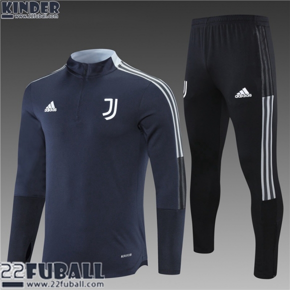 Trainingsanzug Juventus Schwarz Kinder 21 22 TK153