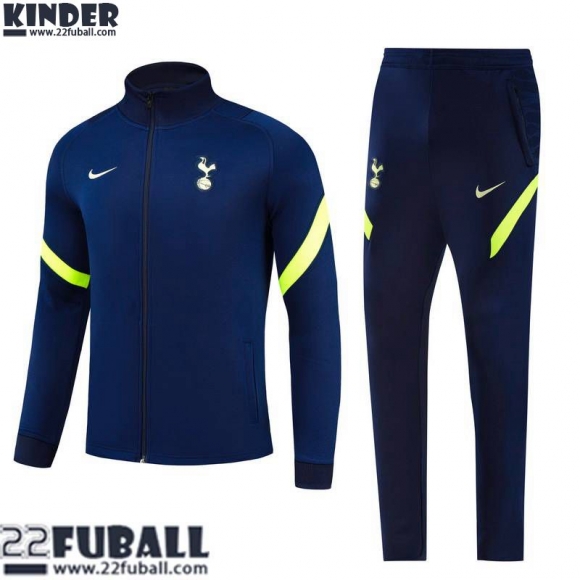 Sweatjacke Tottenham Hotspur Blau Kinder 21 22 TK159