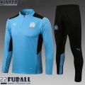 Trainingsanzug Olympique Marseille Blau Kinder 21 22 TK165