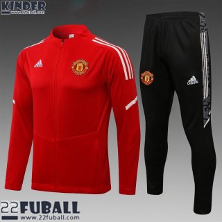 Sweatjacke Manchester United rot Kinder 21 22 TK172