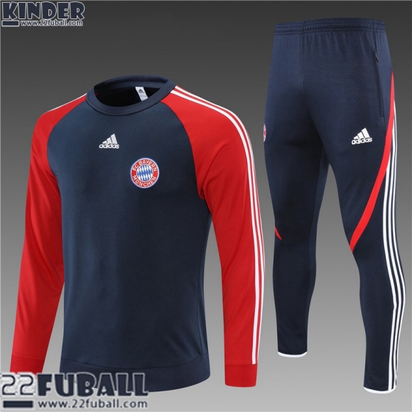 Trainingsanzug Bayern Munchen Blau Kinder 21 22 TK189