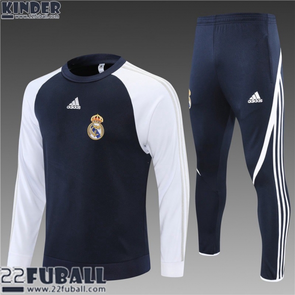 Trainingsanzug Real Madrid Schwarz Kinder 21 22 TK193