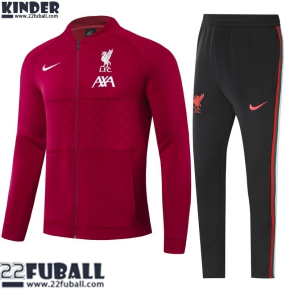 Sweatjacke Liverpool rot Kinder 21 22 TK202