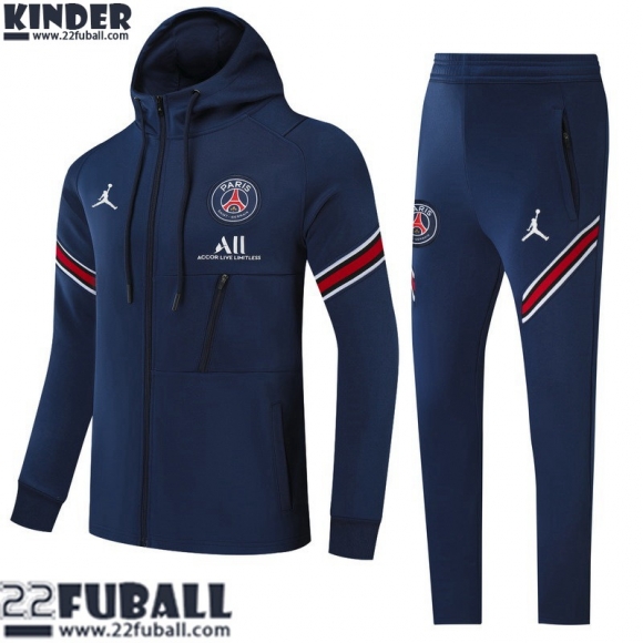 Sweatjacke PSG Paris Blau Kinder 21 22 TK205