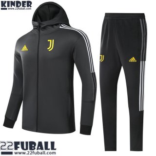 Sweatjacke Juventus Schwarz Kinder 21 22 TK212