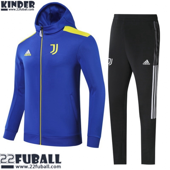 Sweatjacke Juventus Blau Kinder 21 22 TK213