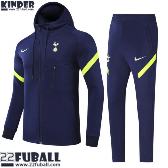 Sweatjacke Tottenham Hotspur Blau Kinder 21 22 TK220