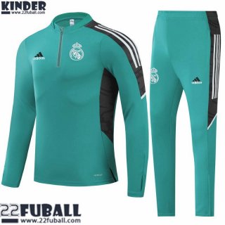 Trainingsanzug Real Madrid Grün Kinder 21 22 TK221