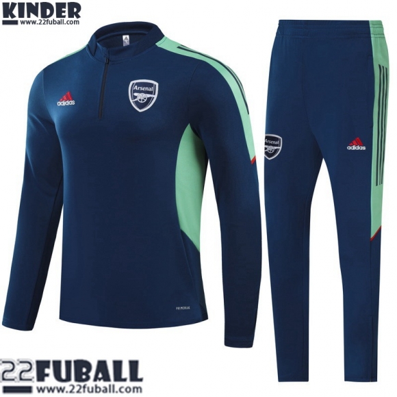 Trainingsanzug Arsenal Blau Kinder 21 22 TK224