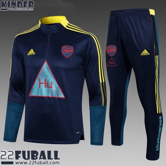 Trainingsanzug Arsenal Dunkelblau Kinder 21 22 TK81