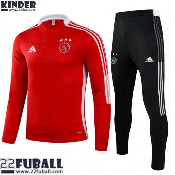 Trainingsanzug Ajax rot Kinder 21 22 TK85