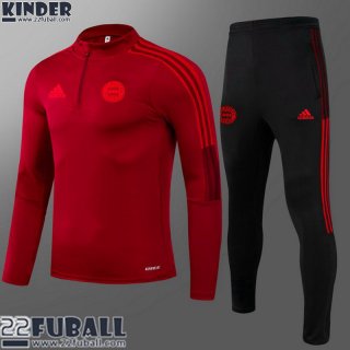 Trainingsanzug Bayern Munchen rot Kinder 21 22 TK88