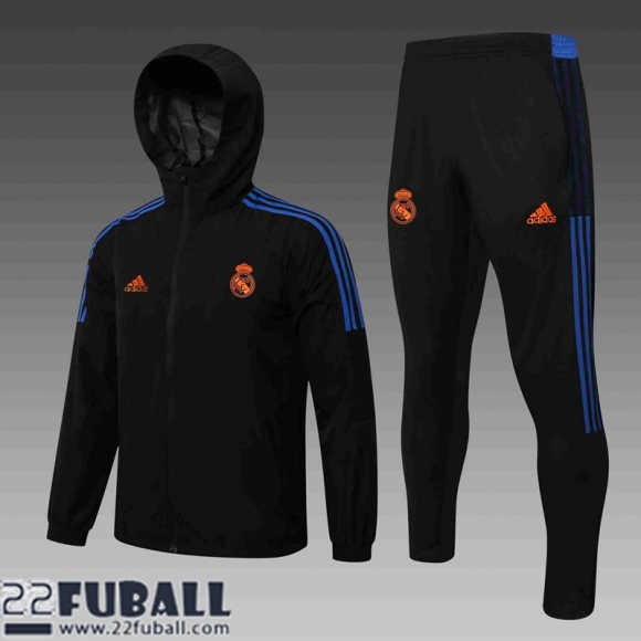 Windjacke Real Madrid Schwarz Herren 21 22 WK28