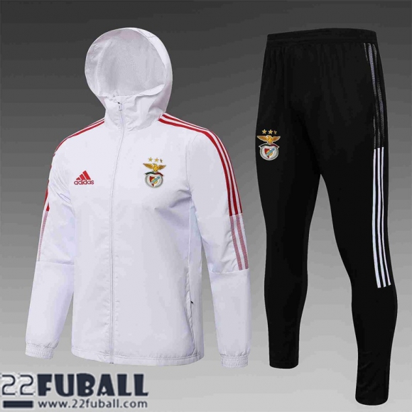 Windjacke Benfica Weiß Herren 21 22 WK44