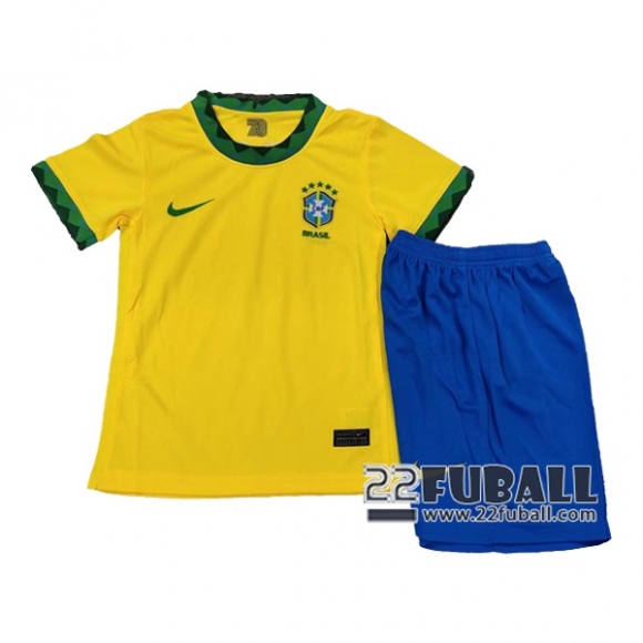 22Fuball: Brasilien Heimtrikot Kinder 2020-2021