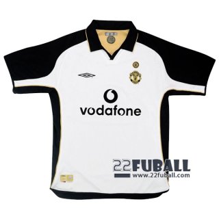 22Fuball: Manchester United Retro Auswärtstrikot Herren 2001-2002