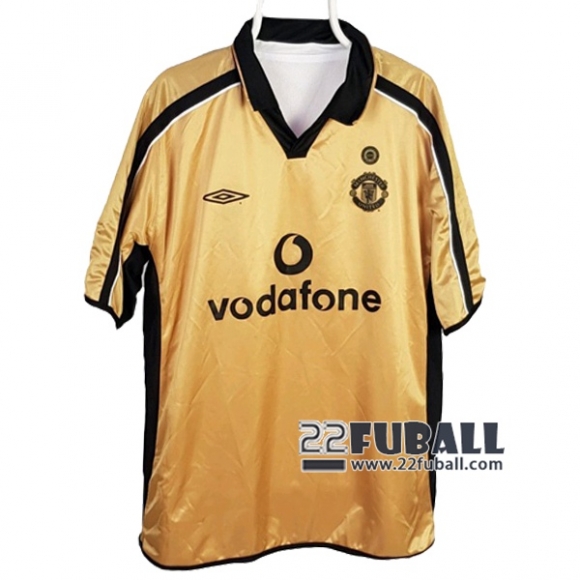 22Fuball: Manchester United Retro Ausweichtrikot Herren 2001-2002