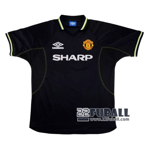 22Fuball: Manchester United Retro Ausweichtrikot Herren 1998-1999