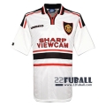 22Fuball: Manchester United Retro Auswärtstrikot Herren 1997-1999