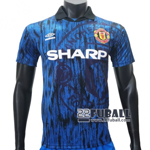 22Fuball: Manchester United Retro Auswärtstrikot Herren 1992-1993