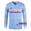 22Fuball: Manchester United Retro Langarm Auswärtstrikot Herren 1990-1992