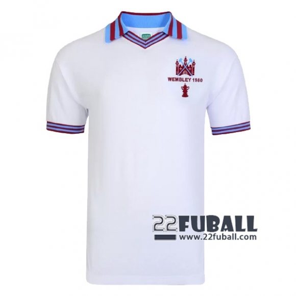 22Fuball: West Ham United Retro Trikot Herren 1980 Fa Cup Final