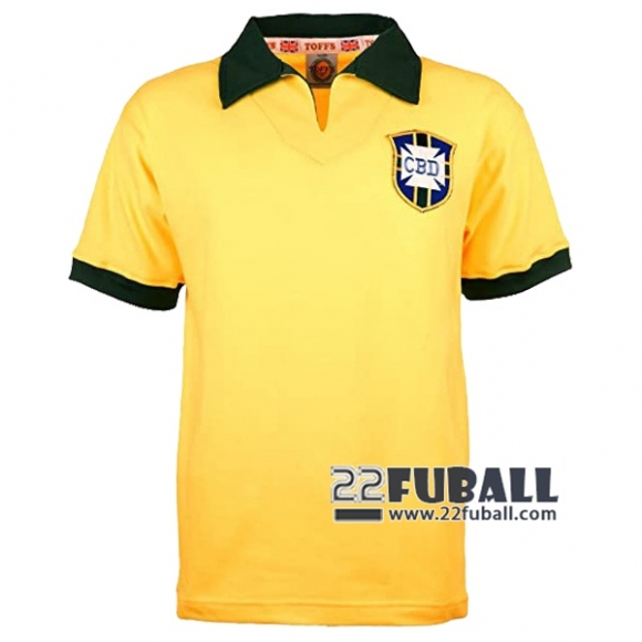 22Fuball: Brasilien Retro Heimtrikot Herren Wm 1958