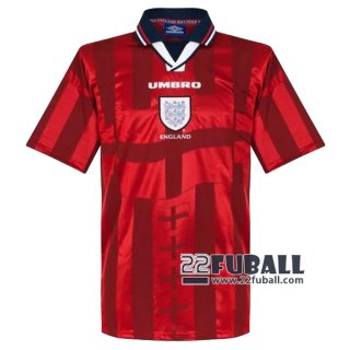 22Fuball: England Retro Auswärtstrikot Herren 1998