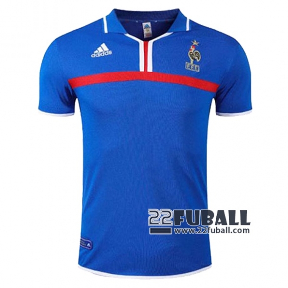 22Fuball: Frankreich Retro Heimtrikot Herren 2000