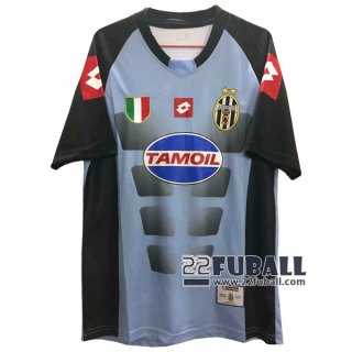 22Fuball: Juventus Turin Retro Torwarttrikot Herren 2002-2003