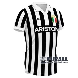 22Fuball: Juventus Turin Retro Heimtrikot Herren 1984-1985