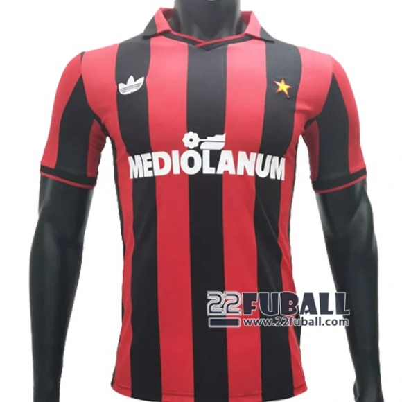 22Fuball: AC Mailand Retro Heimtrikot Herren 1990-1991