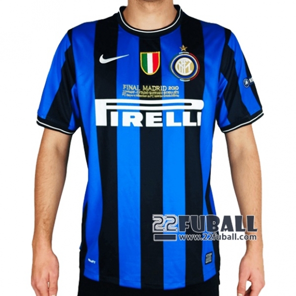 22Fuball: Inter Mailand Retro Heimtrikot Herren 2009-2010