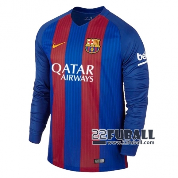 22Fuball: FC Barcelona Retro Langarm Heimtrikot Herren 2016-2017