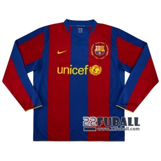 22Fuball: FC Barcelona Retro Langarm Heimtrikot Herren 2007-2008