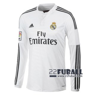 22Fuball: Real Madrid Retro Langarm Heimtrikot Herren 2014-2015