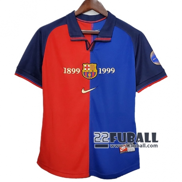 22Fuball: FC Barcelona Retro Trikot Herren 100 Jahre Gedenken