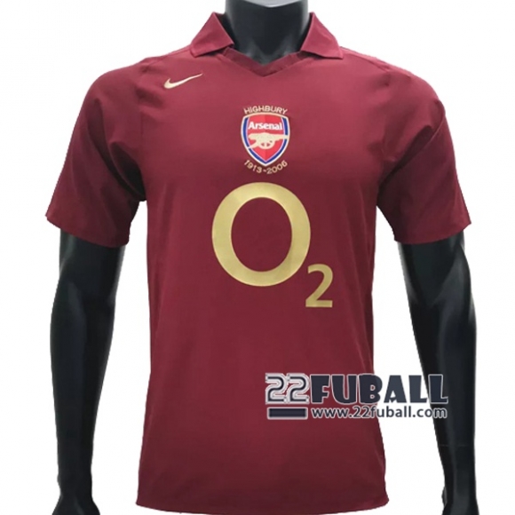 22Fuball: Arsenal Retro Heimtrikot Herren 2005-2006