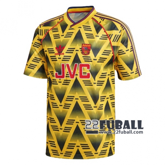 22Fuball: Arsenal Retro Auswärtstrikot Herren 1991-1993