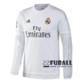 22Fuball: Real Madrid Retro Langarm Heimtrikot Herren 2015-2016