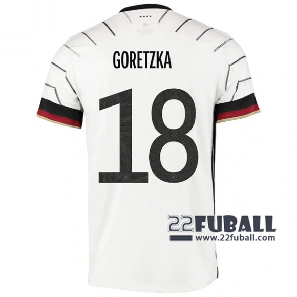 22Fuball: Deutschland Heimtrikot Herren (Goretzka #18) Em 2020 2021