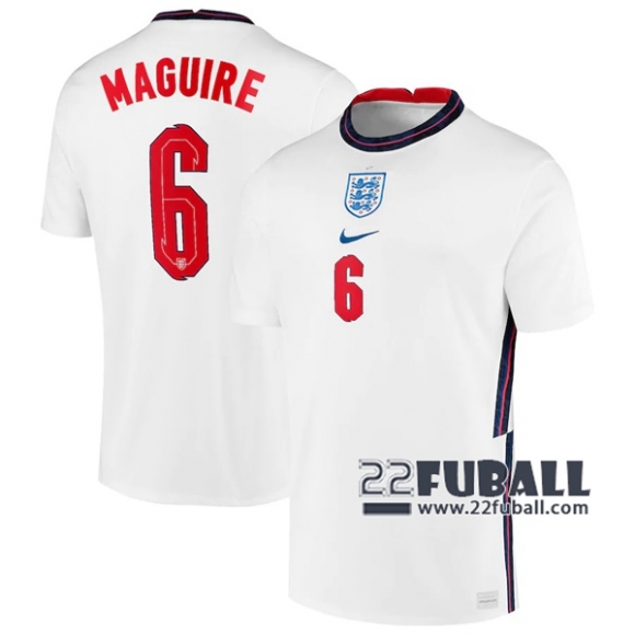 22Fuball: England Heimtrikot Herren (Maguire #6) Em 2020 2021