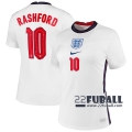 22Fuball: England Heimtrikot Damen (Rashford #10) Em 2020 2021