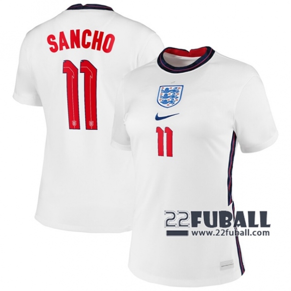 22Fuball: England Heimtrikot Damen (Sancho #11) Em 2020 2021