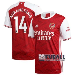 22Fuball: Arsenal Heimtrikot Herren (Aubameyang #14) 2020-2021